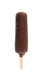 chocolate ice cream isolated