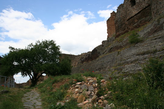A detail  of Fulek Fortress, Slovakia