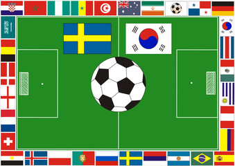 SOCCER-Fußball - Schweden - Südkorea