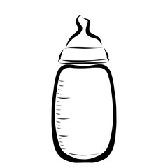Baby bottle for feeding, infancy