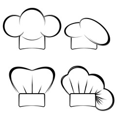 Collection of chef's hats