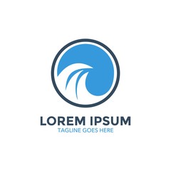 unique wave logo vector design. icon. vector illustration