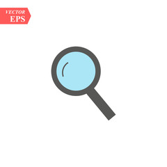lens icon vector, flat design best vector icon eps10