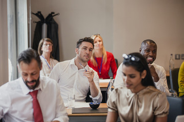Business People Listening During a Conference