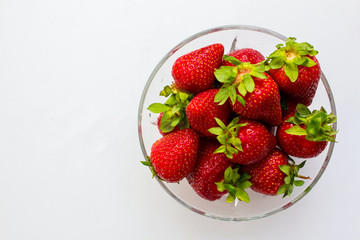 Strawberry isolated on white background. Clipping Path