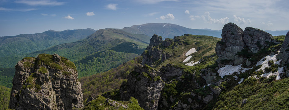 Babin zub - Stara planina, Serbia. Babin zub is a peak in the Stara Planina mountain massif in the south-eastern Serbia.