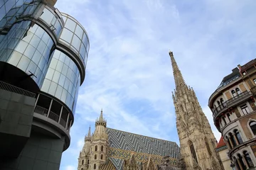 Zelfklevend Fotobehang Stephansdom in Wien © pizzicati