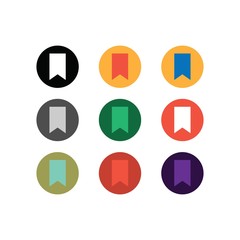 Bookmark flat icon