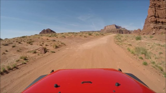 Offroad Trail Moab Utah