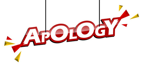 red and yellow tag apology