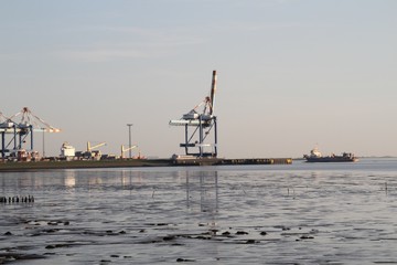 Hafenszene Bremerhaven