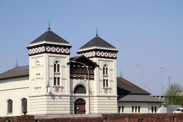 Altes Maschinenhaus im Hafengebiet von Bremerhaven 