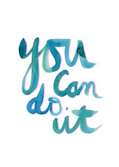 you can do it 