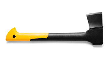 Axe icon flat isolated on white background