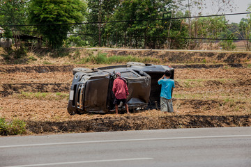 Car Accident, Crash, Tire, Metal, Safe