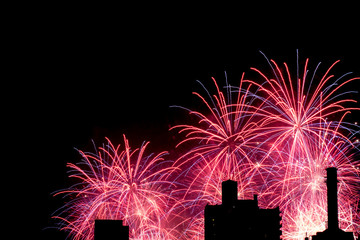 Fireworks over NYC on the 4th of July