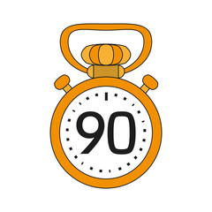 Sport chonometer symbol vector illustration graphic design