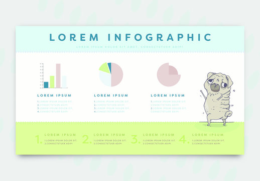 Dog Infographic Layout