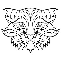 Bobcat head tattoo 
