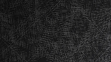 Abstract background of randomly arranged lines in black colors.