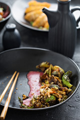 Fried brussel sprouts asian style