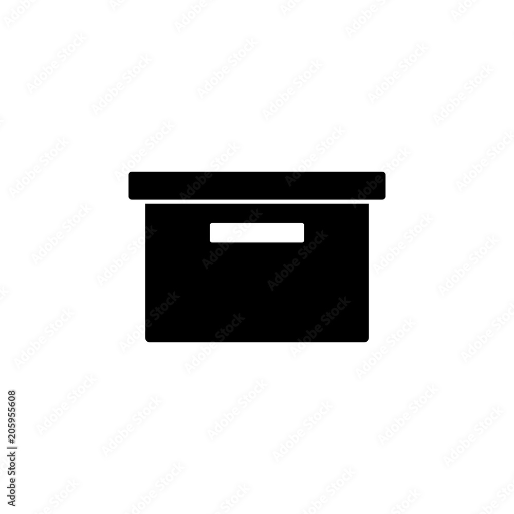 Poster document box icon. element of web icon for mobile concept and web apps. isolated document box icon c