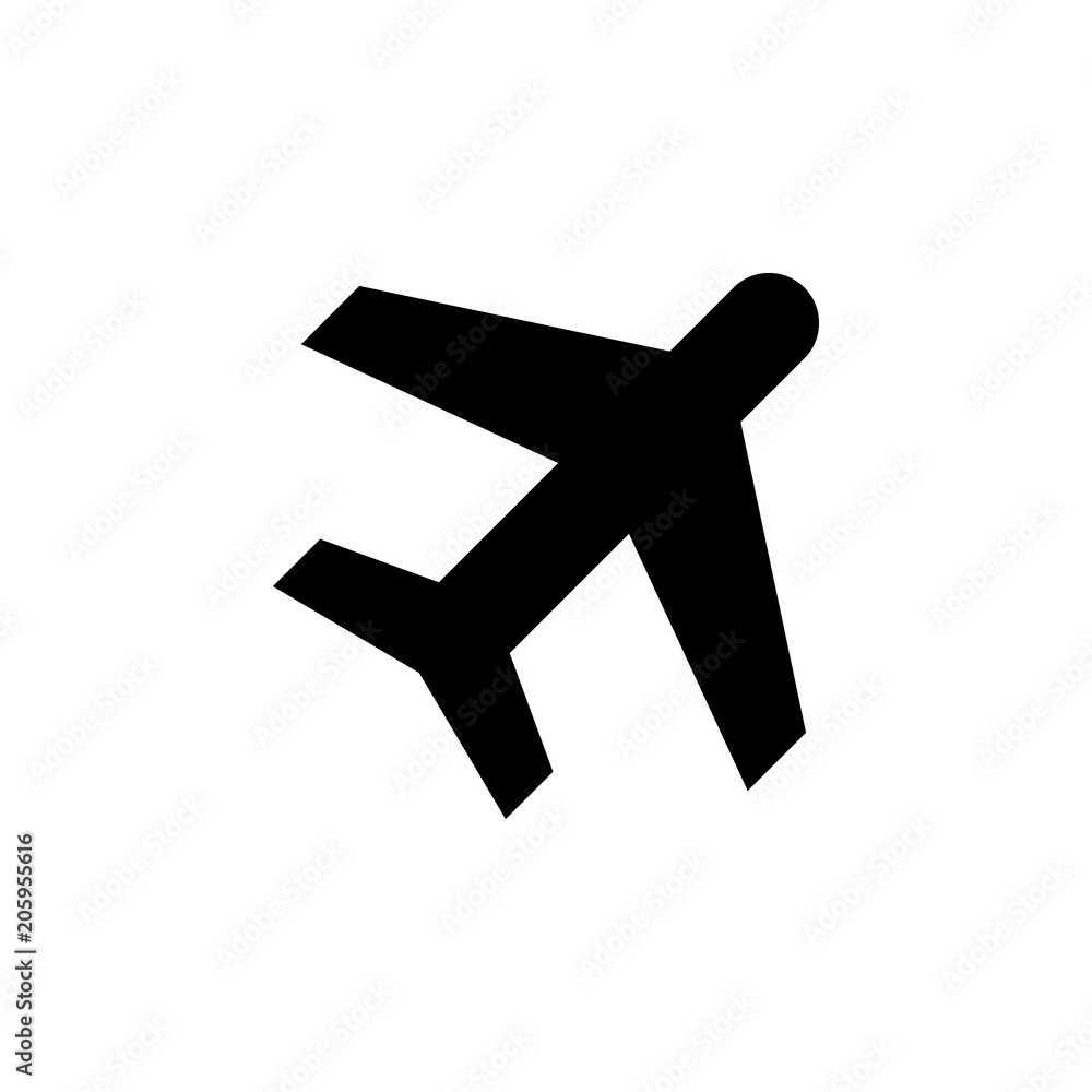 Poster aircraft icon. Element of web icon for mobile concept and web apps. Isolated aircraft icon can be used for web and mobile. Premium icon