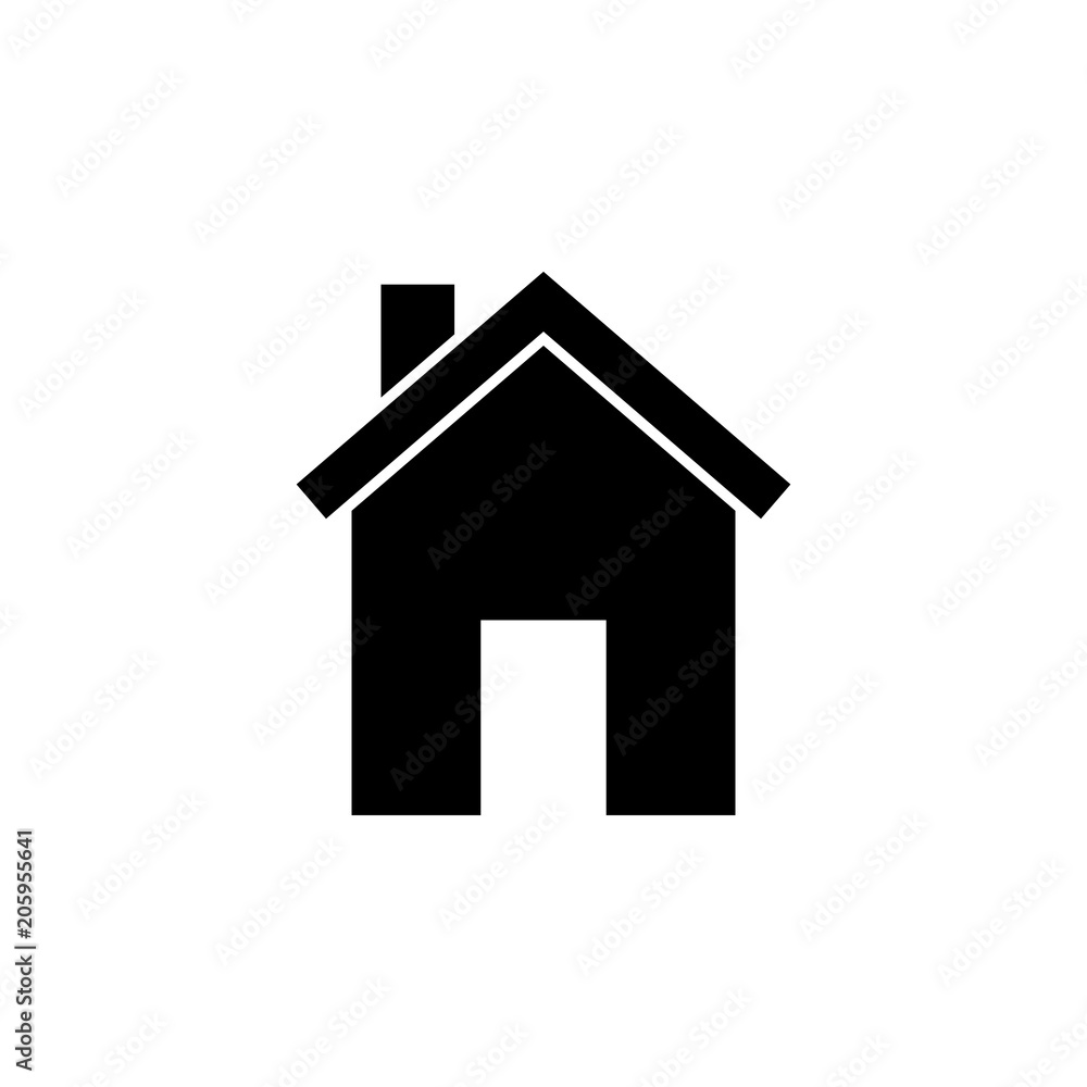 Poster house icon. element of web icon for mobile concept and web apps. isolated house icon can be used for