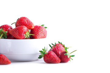 Strawberry isolated on white background. Clipping Path