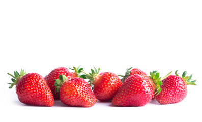 Strawberry isolated on white background. Clipping Path