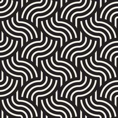 Vector seamless pattern. Modern stylish abstract texture. Repeating geometric tiles..