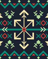 Abstract geometric background in scandinavian style