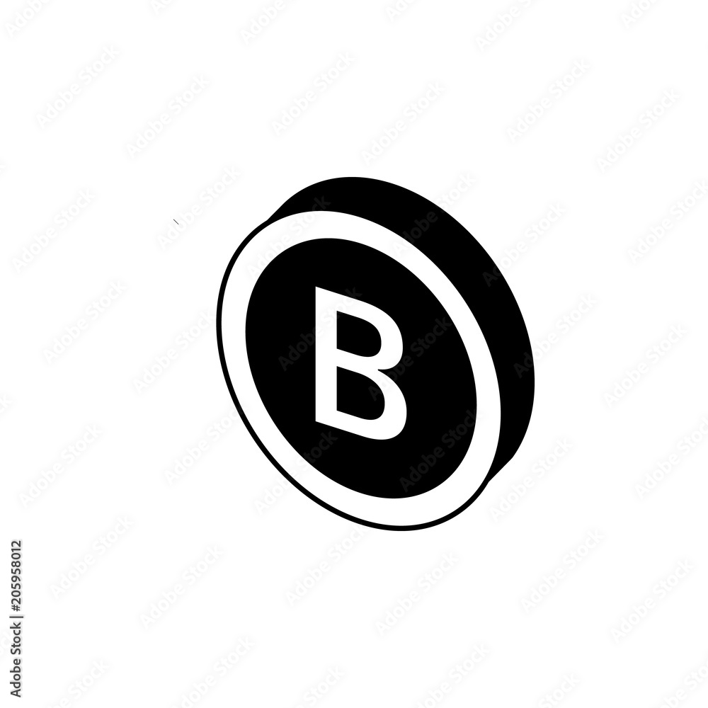 Aufkleber coin coin icon. element of web icon for mobile concept and web apps. isolated coin coin icon can be 