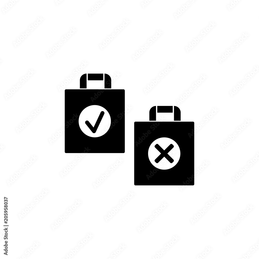 Poster store bag icon. element of web icon for mobile concept and web apps. isolated store bag icon can be 