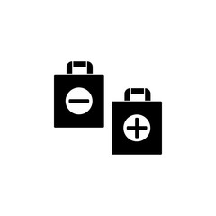 store bag icon. Element of web icon for mobile concept and web apps. Isolated store bag icon can be used for web and mobile