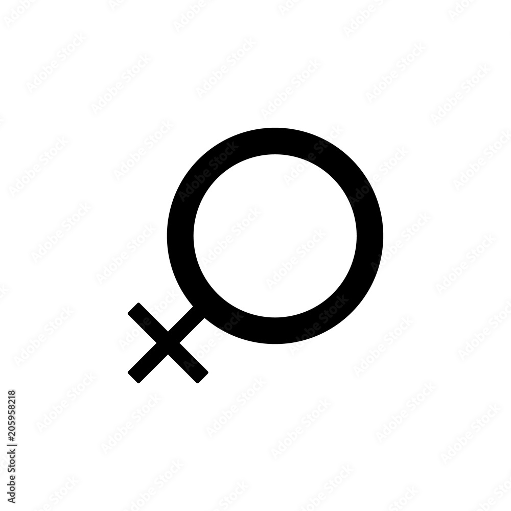 Poster female icon. element of web icon for mobile concept and web apps. isolated female icon can be used f