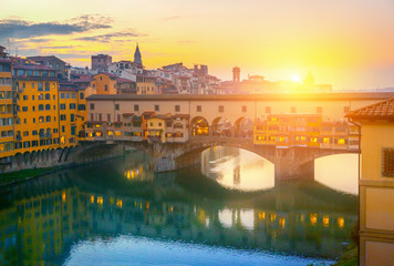 View of Ponte Vecchio. Florence, Italy