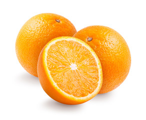 Orange fruit isolated
