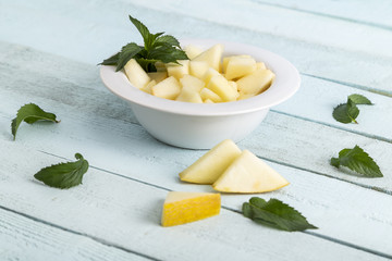 Melon as a summer dessert