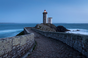 Le Petit Minou lighthouse near Brest city, Bretagne, France