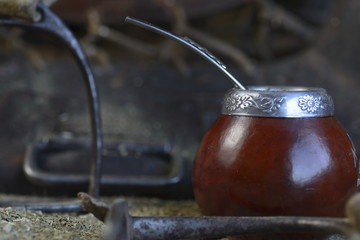 Argentine Mate, national drink of the gauchos. 