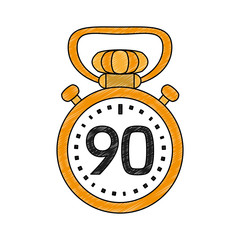 Sport chonometer symbol vector illustration graphic design