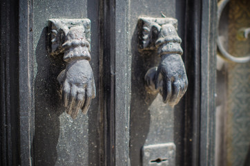 Details of architecture in Tavira, Portugal