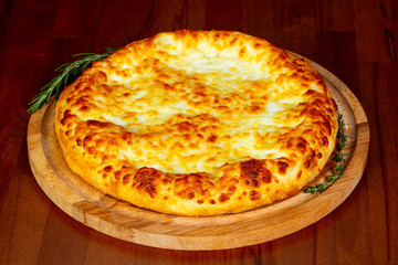 Traditional Caucasian Khachapuri