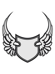 Obraz premium flügel leere fläche schild wappen könig emblem rahmen banner design logo text schreiben name feld leer cool