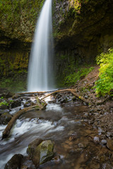 Waterfall in Oregon's Columbia River Gorge