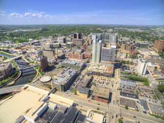 Fototapeta na wymiar Rochester is a Major City in South East Minnesota centered around Health Care