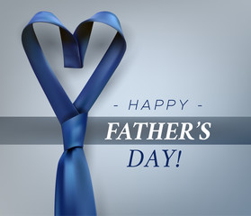 Fathers day heart shaped necktie.