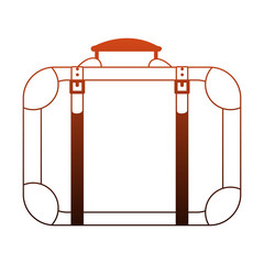 Vintage travel suitcase vector illustration graphic design