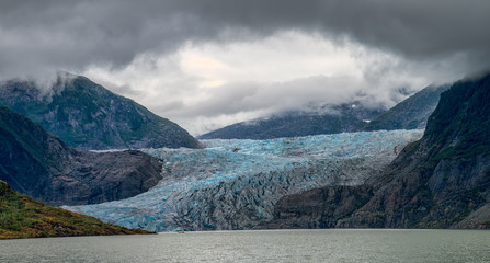 Mendenhall Glacier located in Juneau, Alaska
